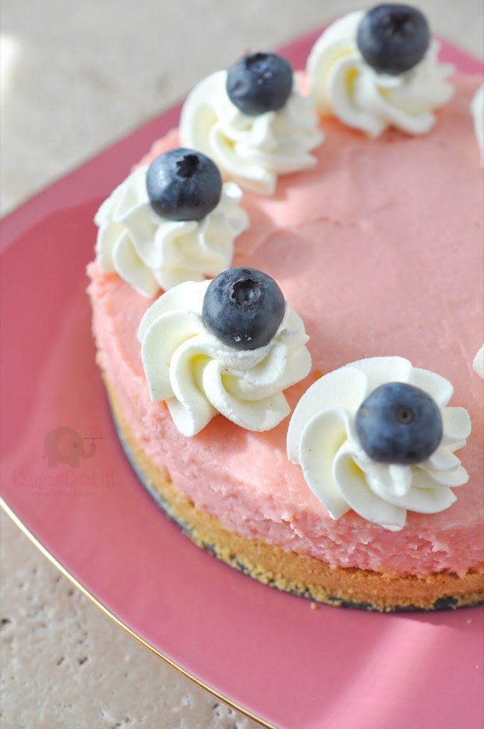 No Bake Maple Berry Vegan Cheesecake