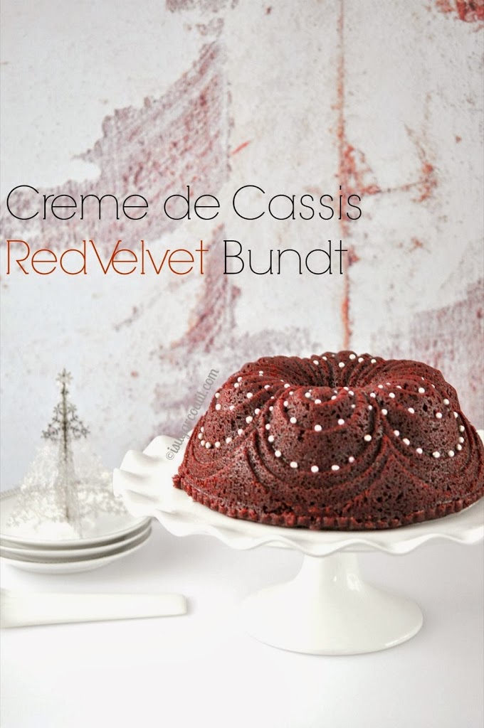 Creme de Cassis Red Velvet Bundt