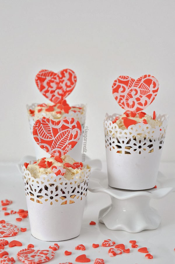 Love Lace Cupcake Toppers