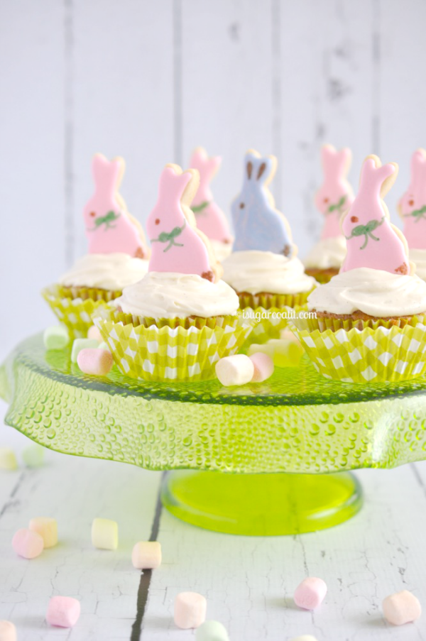 Bunny Nests Easter Carrot Cupcakes
