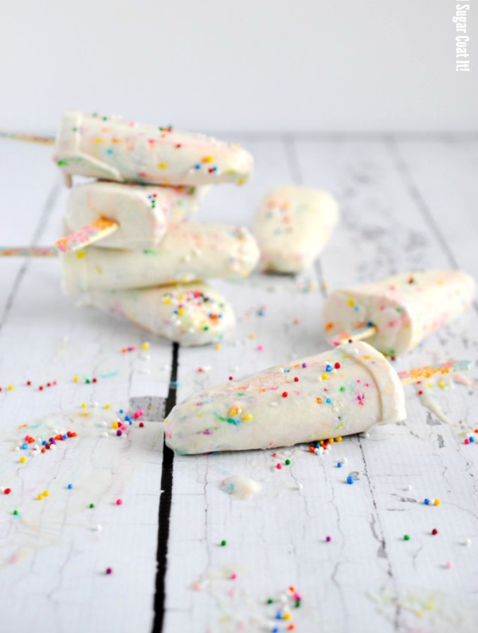 Lemon Sprinkle Pops