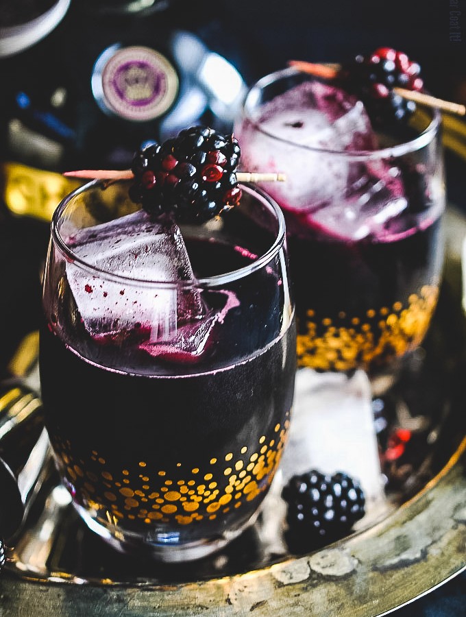 Blackberry Coulis Cocktail