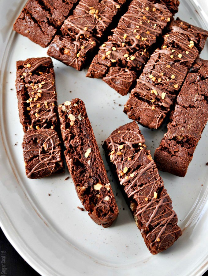 Double Chocolate Hazelnut Biscotti & Rodelle Giveaway!