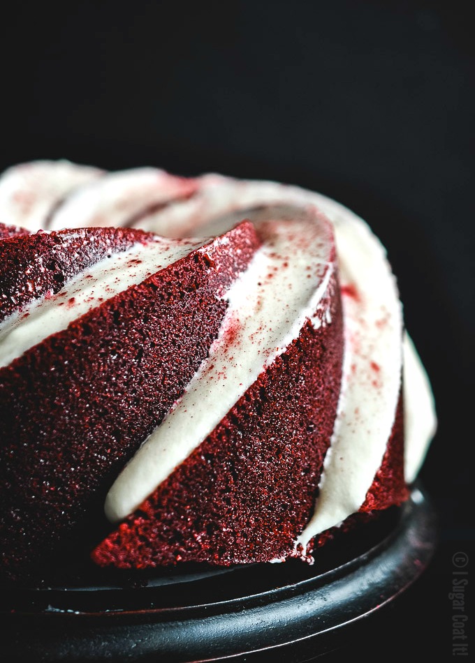 Beets and Beer Red Velvet Bundt Cake
