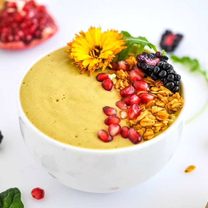 Magical Matcha Ginger Smoothie Bowl