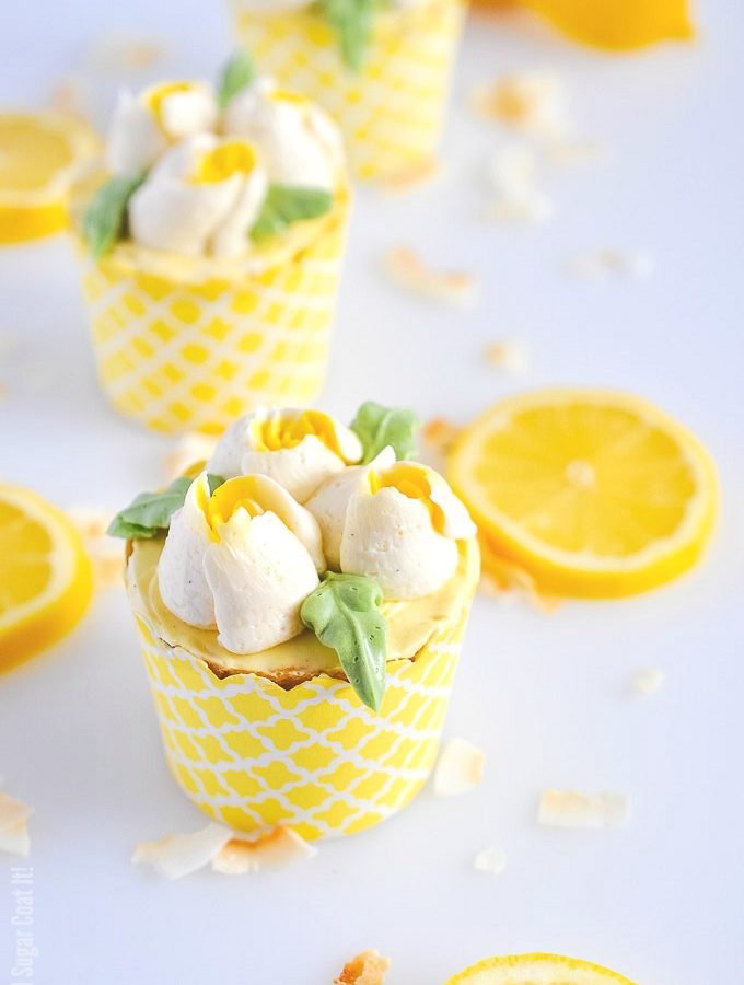 Lemon Ginger Cupcakes are a refreshing duo of citrus and fresh ginger baked into flavour-packed cupcakes and topped with silky lemon curd Italian meringue buttercream.