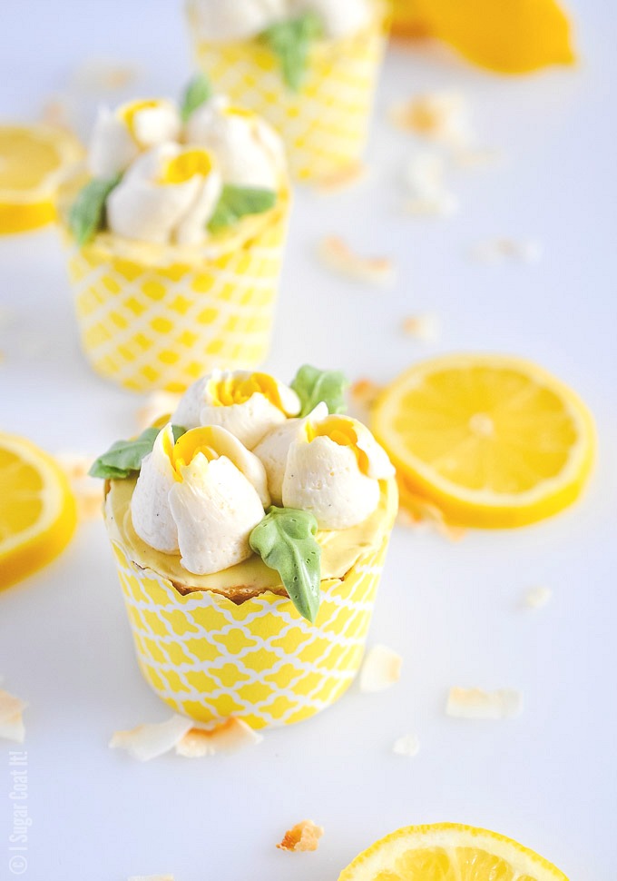 Lemon Ginger Cupcakes are a refreshing duo of citrus and fresh ginger baked into flavour-packed cupcakes and topped with silky lemon curd Italian meringue buttercream.