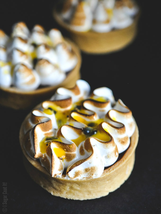 Milk Chocolate Passion Fruit Ganache Tarts