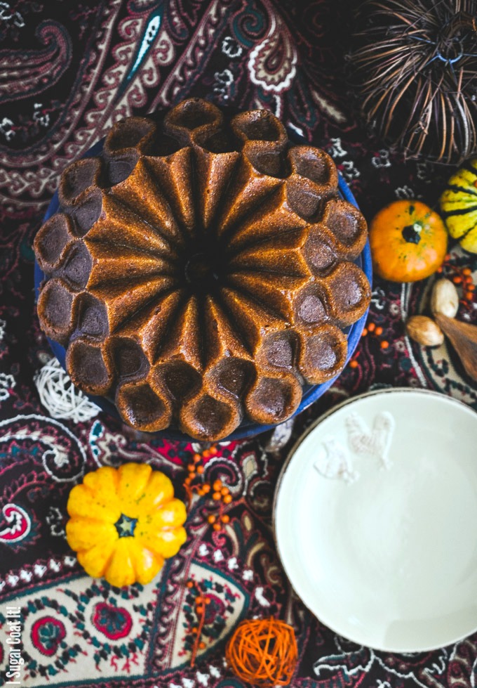 Browned Butter Pumpkin Caramel Bundt Cake - I Sugar Coat It!