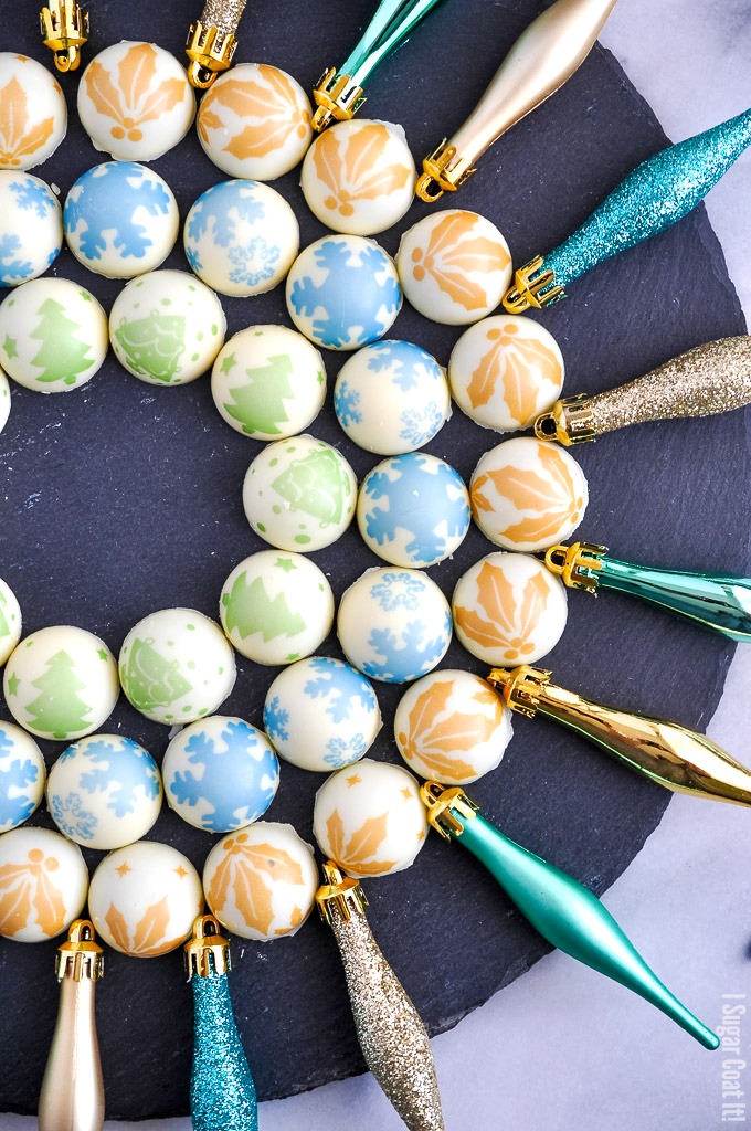 White Chocolate Holiday Truffles - I Sugar Coat It!