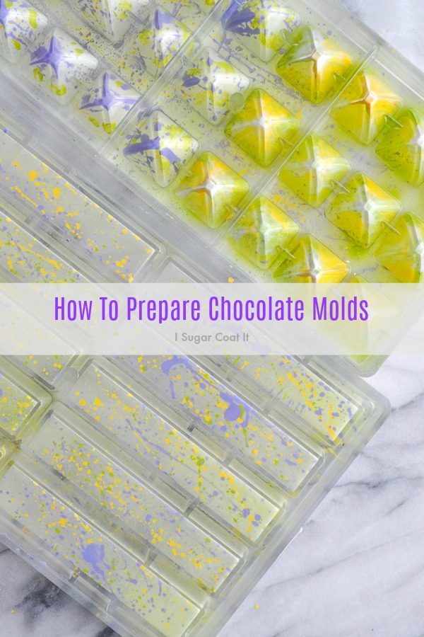 A simple tutorial on How To Prepare Chocolate Molds for shiny bonbons and bars.