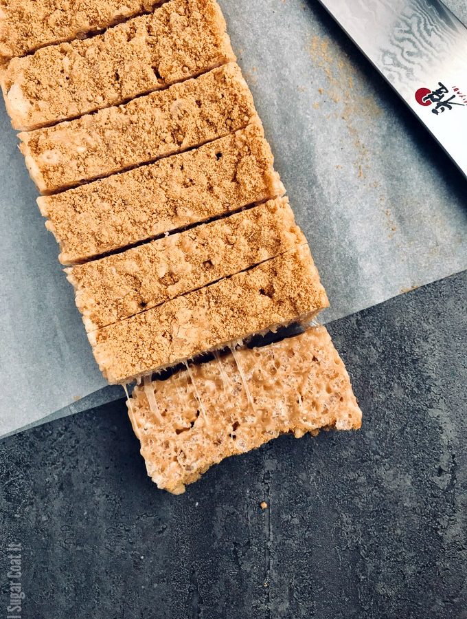 Savour the taste of the holidays in every bite of Almond Amaretto Rice Krispies Bars, packed with Almond Inspiration, homemade marshmallow and Amaretto!