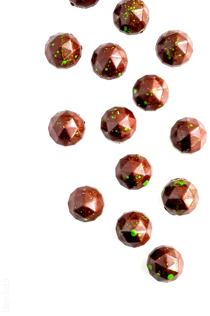 Yuzu Caramel Bonbons are bite-sized, silky, sweet, tart and delightfully aromatic citrus caramel wrapped in dark chocolate.