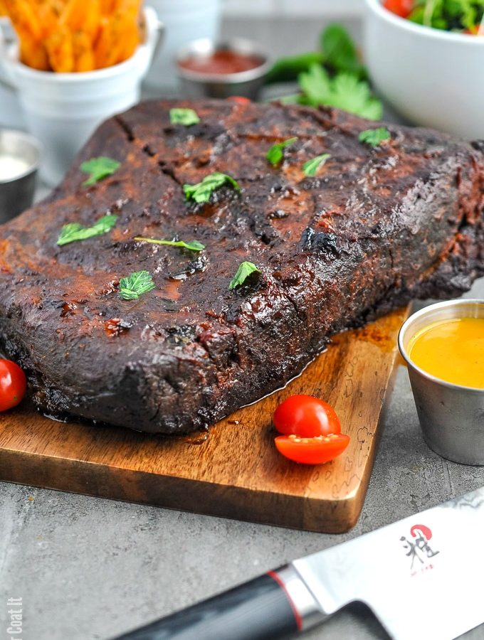 24-Hour Sous Vide Beef Brisket or how to turn a tough cut meat into a smoky, tender, mouthwatering masterpiece just in time for grilling season!